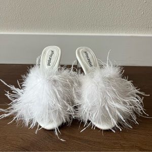Jeffrey Cambell Feather Shoes